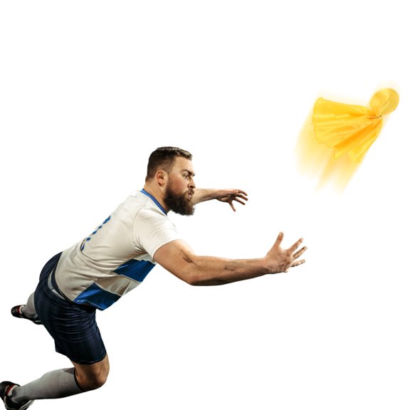DEEPCRAFF Football Referee Flags Red for Sports and Festive Occasions 8Pcs