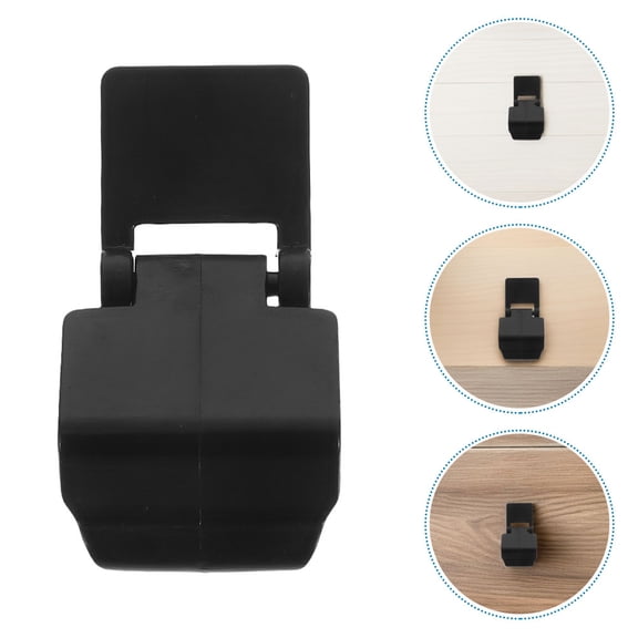 DEEPCRAFF 8 Pcs Reptile Enclosure Clips, Black Terrarium Screen Cover Lock, Easy Install Escape Proof Cage Lid Clamps for Tanks
