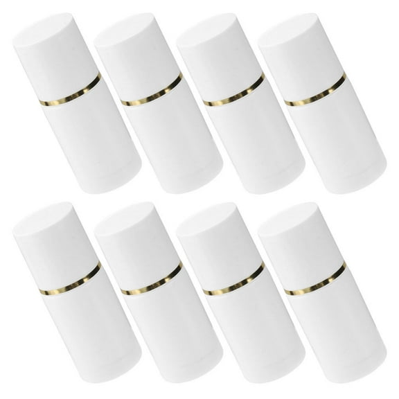 DEEPCRAFF Reusable White Sponge Bottles, Lightweight Plastic Storage Containers for Easy Organization