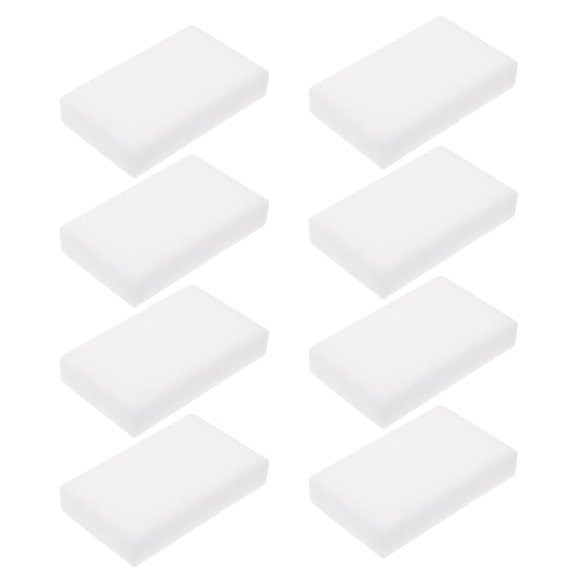DEEPCRAFF 8Pcs Soft High Density White Sponge Blocks for Acrylic Painting and Craft Projects