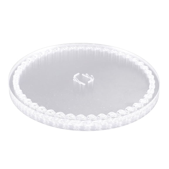 DEEPCRAFF 8Pcs White Transparent Acrylic Board Accessories for Bag Crafting and Material Projects