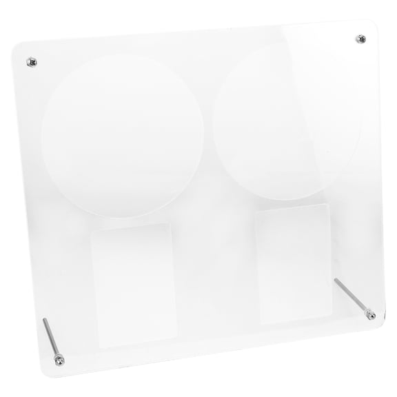 DEEPCRAFF Acrylic Transparent Vinyl Record Holder Clear Cd Storage Organizer Stand