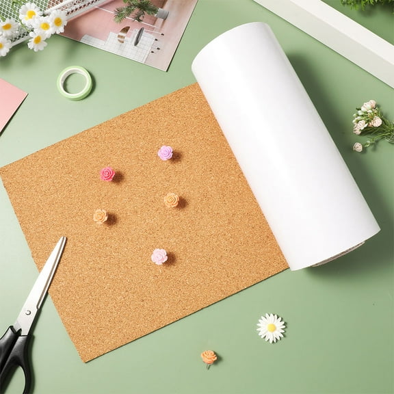 DEEPCRAFF Adhesive Cork Sheet for Home Furniture and 1Set