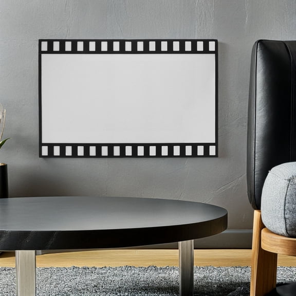 DEEPCRAFF Black Felt Bulletin Board p with Vintage Filmstrip Design for Home Office Message Display