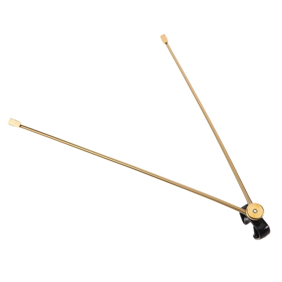 DEEPCRAFF Adjustable Angle Golden Stainless Steel Flagpole Spreader with V Shaped Support Arms