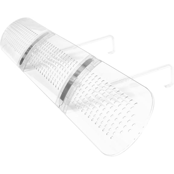 DEEPCRAFF Adjustable Transparent Air Conditioner Vent Deflector for Home Use, Easy Installation, AC Airflow Baffle