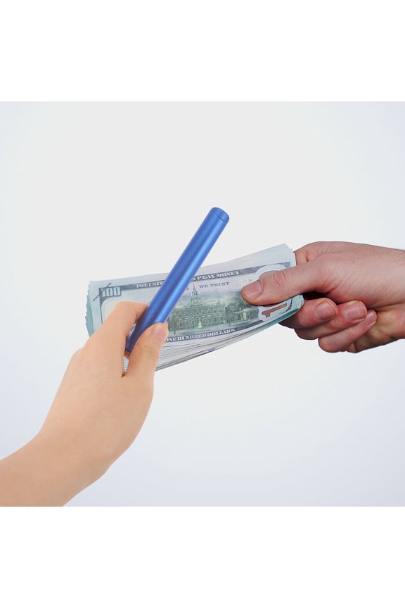 Aluminum Secret Container for Hiding Money and Jewelry Blue Storage Box
