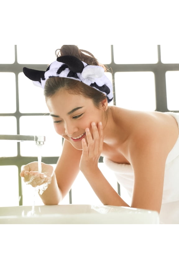 Multicolor Soft Flannel Headband for Face Washing Spa Makeup and Hair Styling