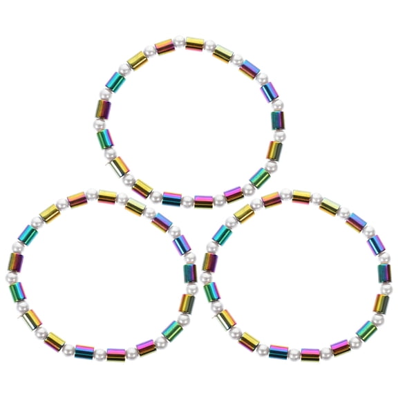 DEEPCRAFF Magnetic Anklets For Women Bracelets Alloys Plating 3Pcs
