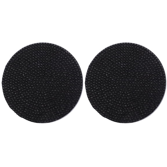 DEEPCRAFF 2Pcs Rhinestone Water Cup Coaster Black PVC Non Slip Coaster Suitable for Home and Giving