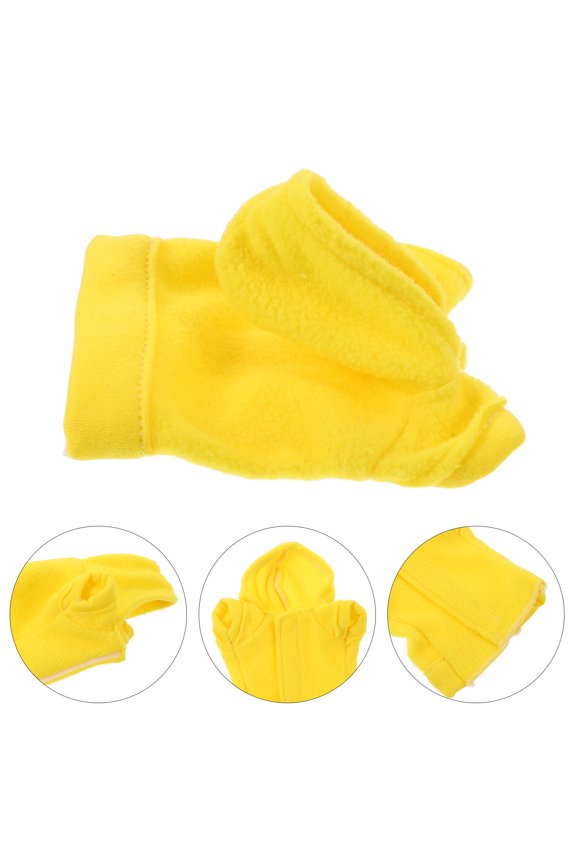 Bearded Dragon Yellow Hoodie Soft Warm Sweater Coat Comfortable Reptile Clothing