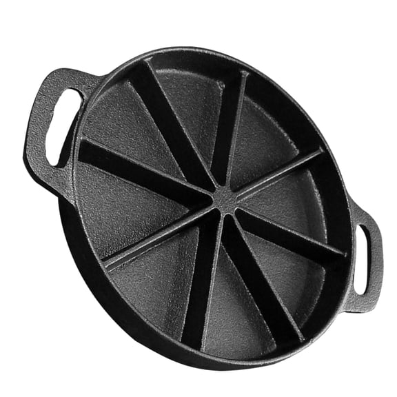 DEEPCRAFF Multi Function Cast Iron Bread Pan Black with Nonstick Surface and Stylish Design
