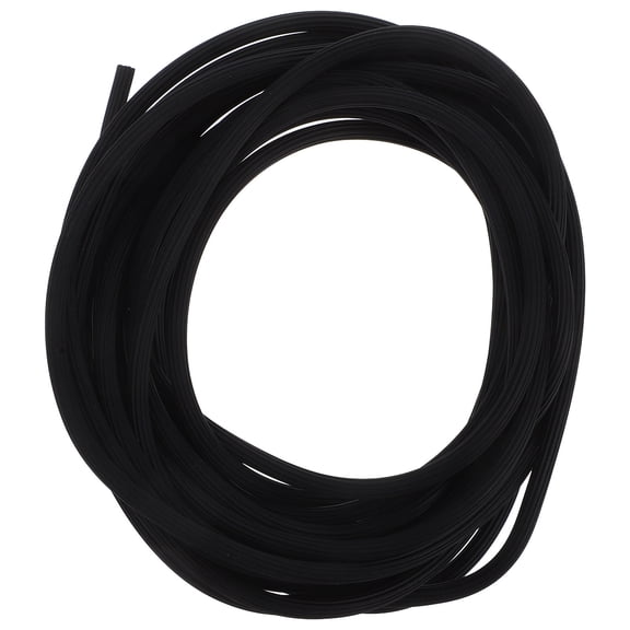 DEEPCRAFF Hollow Window Screen Spline Easy Installation Black PVC 1Pack