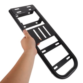 DEEPCRAFF Heavy Duty Black Rear Bike Rack for Electric Bikes Extended Cargo Carrier