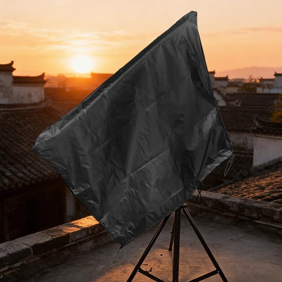 DEEPCRAFF Waterproof Telescope Cover Outdoor Black Oxford Fabric Rainproof Dust and Sun Shield