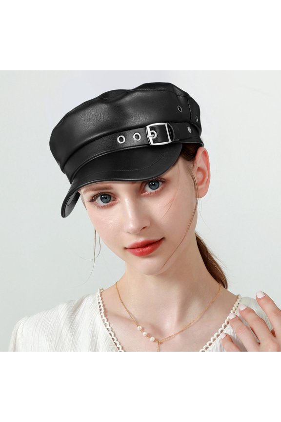 Black Yacht Captain Hat for Adults Elegant Design Suitable for Sailing Accessories