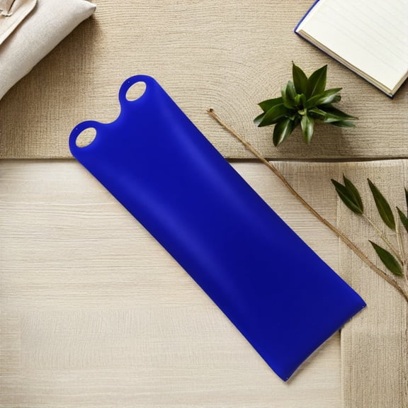 DEEPCRAFF Blue Plastic Roll Up Snow Slider Mat Lightweight Sled Board for Winter Snow and Sand