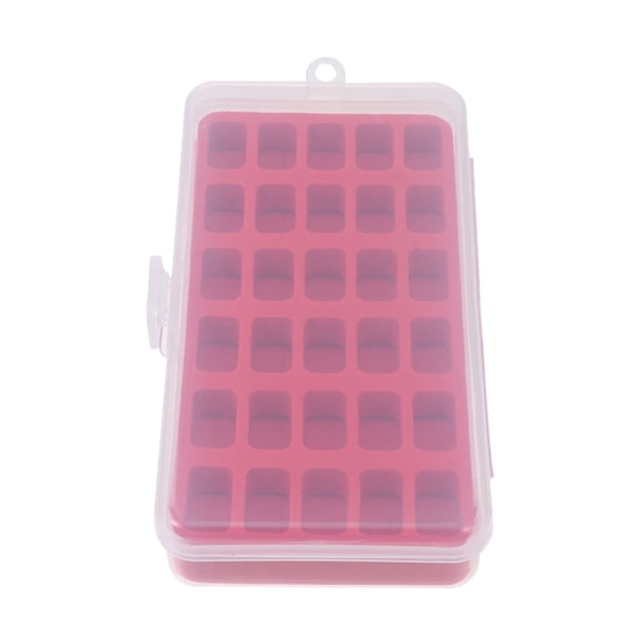 DEEPCRAFF Red Bobbin Storage Holder Sewing Thread Spool Saver for Crafting and Sewing Enthusiasts 1 Piece