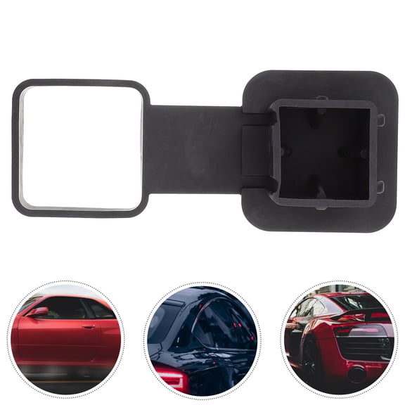 DEEPCRAFF Car Trailer Hitch Cover Protective Cap Waterproof Black Plastic 1Set