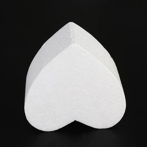 DEEPCRAFF Cake Model Foam Heart Shaped for Decorating Practice Anniversaries