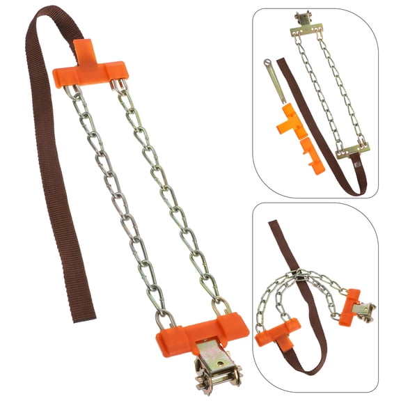 DEEPCRAFF Steel Snow Tire Chains for Small Cars and SUVs, Anti-Skid Winter Traction Chains for Safe Driving