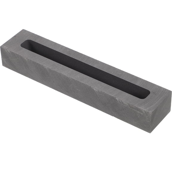 DEEPCRAFF Graphite Ingot Mold for DIY Melting Gold Silver Copper Alloys Black Durable