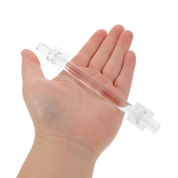 DEEPCRAFF Clear Acrylic Cabinet Handles Adjustable for Dressers and Drawers, Transparent Pulls
