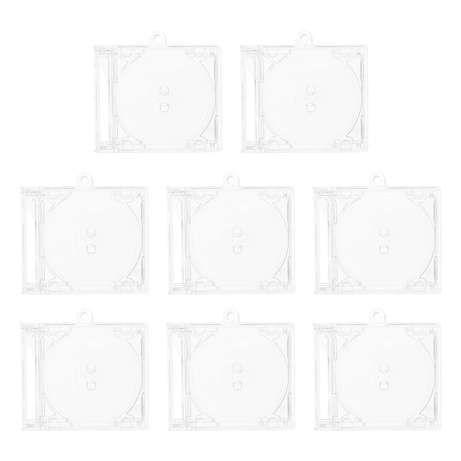 DEEPCRAFF Clear Acrylic Cd Jewel Case for Home Vinyl Disc Display and ...