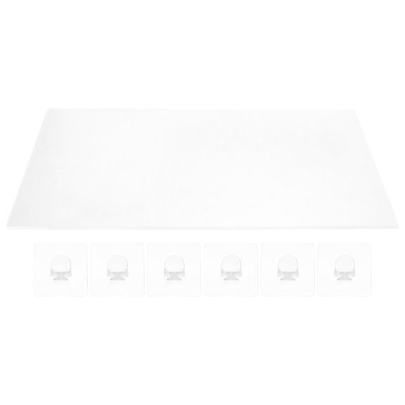 DEEPCRAFF Clear Acrylic Clothes Divider for Wardrobe Organization with Adjustable Shelf Partition