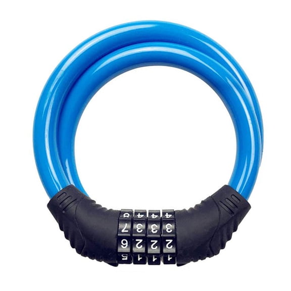 DEEPCRAFF Bike Cable Lock with Durable Steel Chain and Keyless Combination for Reliable Vehicle Safety