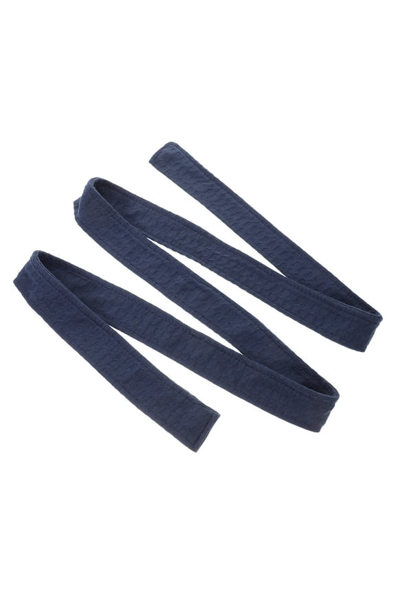 Soft Comfortable Bathrobe Belt Replacement in Dark Blue Polyester for Home and Hotel Robes