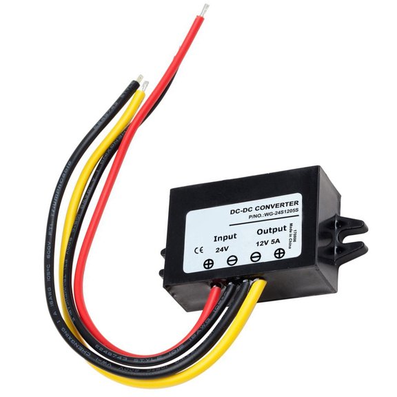 DEEPCRAFF Compact DC-DC Converter Stabilizer with ABS Plastic Case and Automatic Overload Recovery