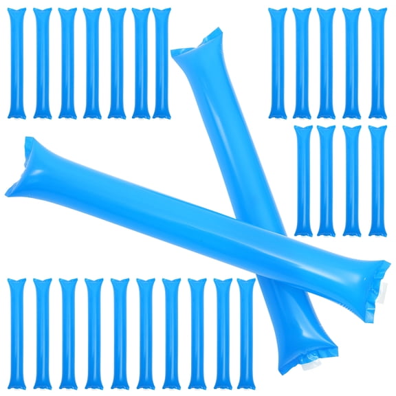 DEEPCRAFF 40Pcs Blue Inflatable Stadium Noisemakers for Sports Games and Party Use