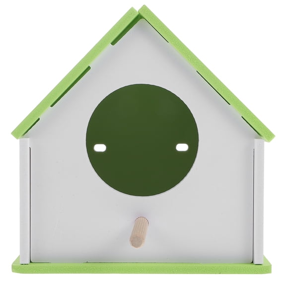 DEEPCRAFF Bird Nest for Parrot Cage Durable Bird Feeder Cage Light Green 1Set