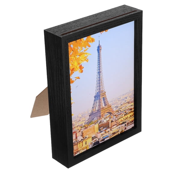 DEEPCRAFF Creative Wooden Photo Frame Safe for Home Decor and Secure Money Storage