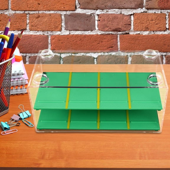 DEEPCRAFF 164 Scale Car Model Storage Box Transparent Display Case for Home Collector Use