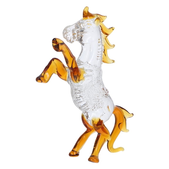 DEEPCRAFF Chinese New Year Lucky Wealth Shui Crystal Horse Figurine Tabletop Decoration