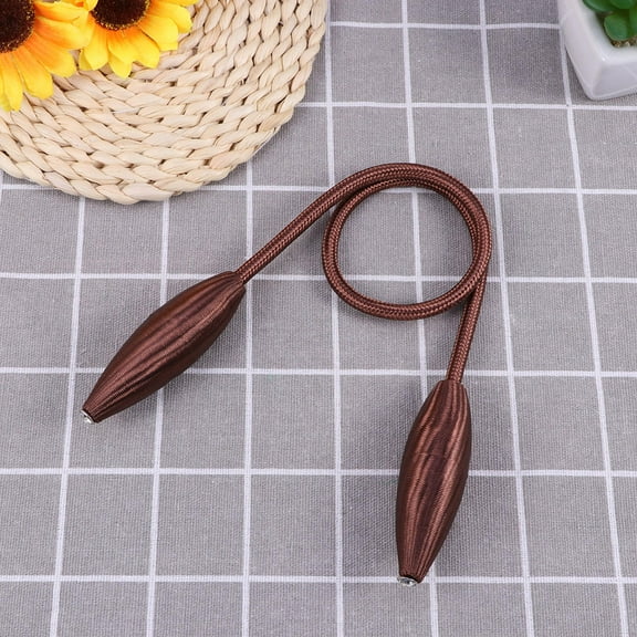 DEEPCRAFF Curtain Pull Backs Metal Tiebacks 2Pack Simple Design For Living Room Coffee