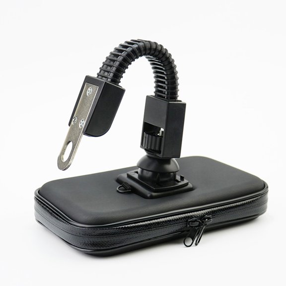 DEEPCRAFF Cycling Phone Mount in Black with Easy Installation and Full Touchscreen Access for Bikes
