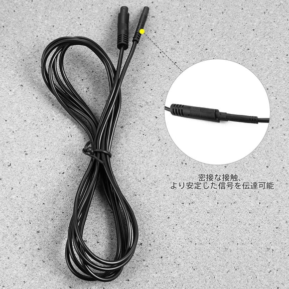 DEEPCRAFF Dash Cam Extension Cable Black 4 Pin Rear View Wire for 12V 24V Car Truck Trailer