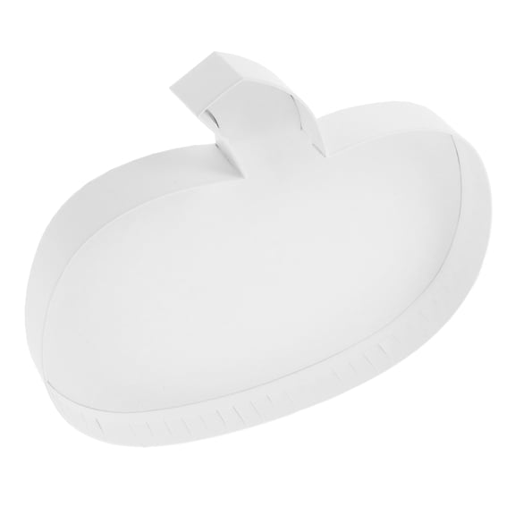 DEEPCRAFF Pumpkin Shaped Serving Platter, White Paper Reusable Tray