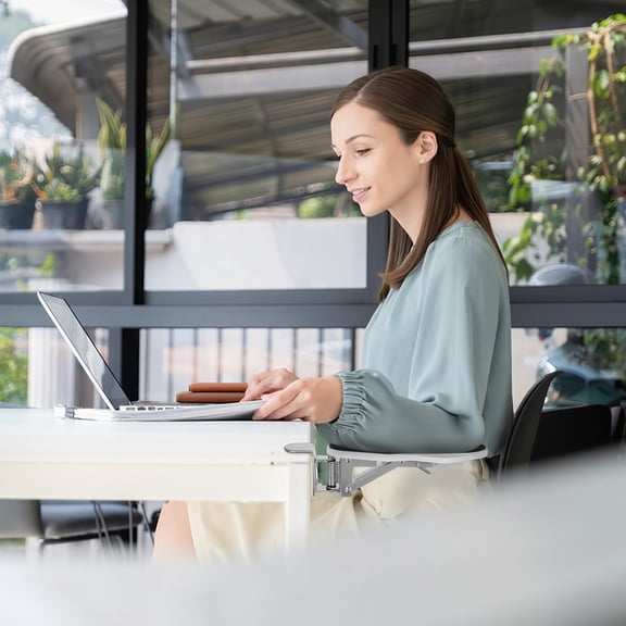 DEEPCRAFF Desk Armrest Comfortable Elbow Rest Adjustable Angles Home Use 1Pcs