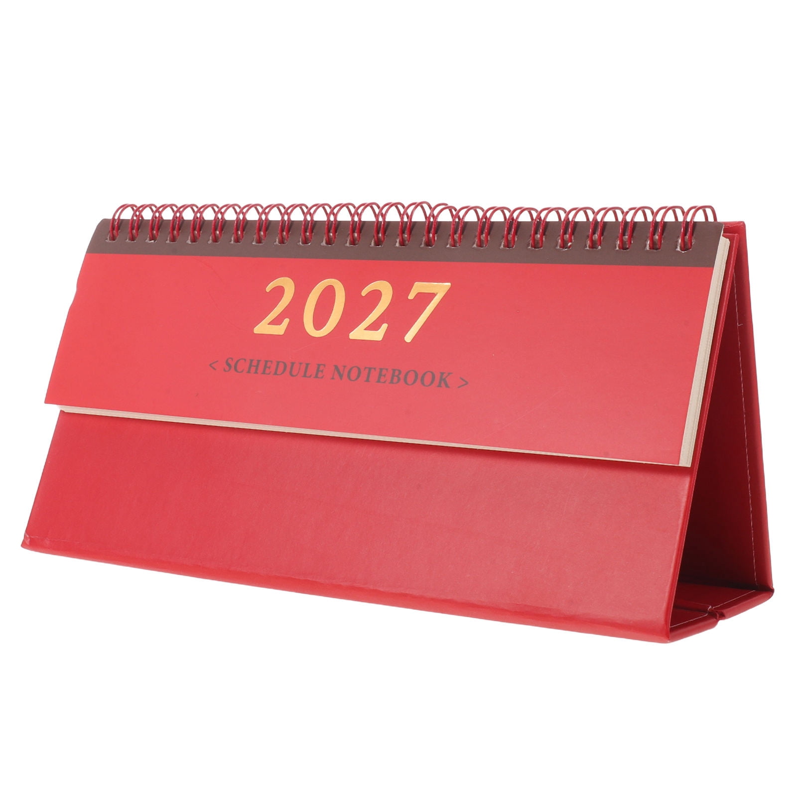 DEEPCRAFF Desk Calendar 2026-2027, Small Standing Flip Monthly Calendar ...
