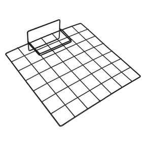 DEEPCRAFF Desktop Grid Panel Hanging Display Rack Black 1 Set