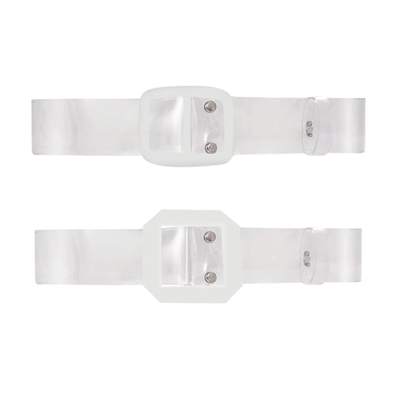 DEEPCRAFF Women's Clear Transparent Plastic Belt with Stylish Buckle, Fashion Accessory for Everyday Wear and Special Events