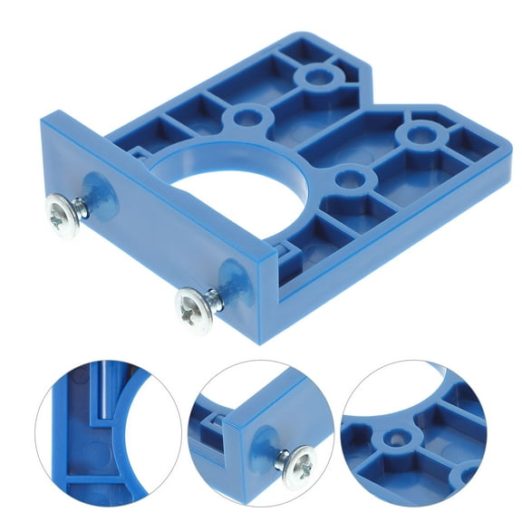 DEEPCRAFF Blue Door Hinge Template Tool for Cabinet Hole Drilling and Woodworking