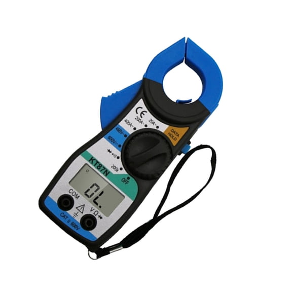 DEEPCRAFF Durable Blue Clamp Multimeter for Accurate Measurement in Various Industries with LCD Display 0600V