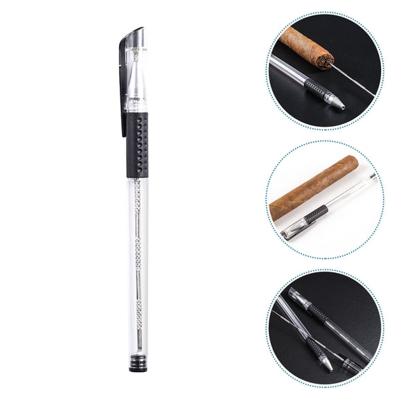 DEEPCRAFF Durable Stainless Steel Cigar Punch Tool with Ergonomic Design and Precision Airflow Enhancer, Assorted Color, 2pcs