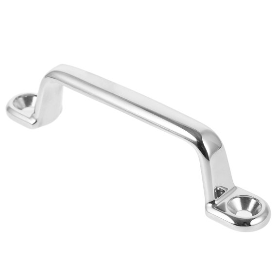 DEEPCRAFF Durable Stainless Steel Rv Door Handle Grab Bar with Sleek Plated Silver Design
