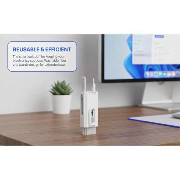 DEEPCRAFF Earbud Cleaner Tool Cleaning Pen Set White Multi-function Earphone Cleaning 1Pcs Back to School